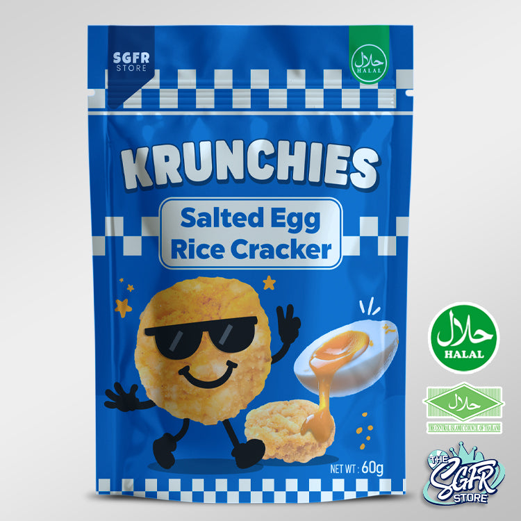 Krunchies Salted Egg Rice Cracker