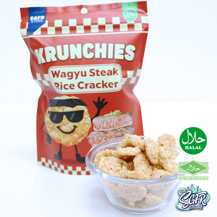Krunchies Wagyu Steak Rice Cracker
