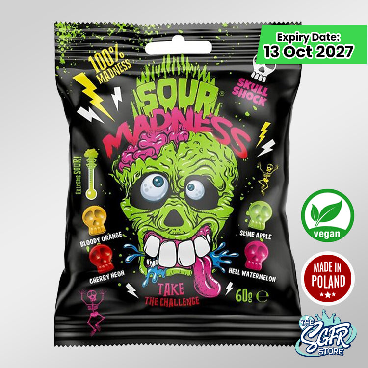 Sour Madness Candy (60g), Vegan