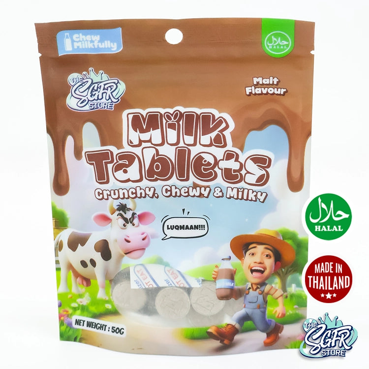 Luqmaan’s Chocolate Milk Tablets (50g) | The SGFR Store Official Product