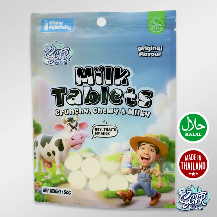 Luqmaan’s Vanilla Milk Tablets (50g)| The SGFR Store Official Product
