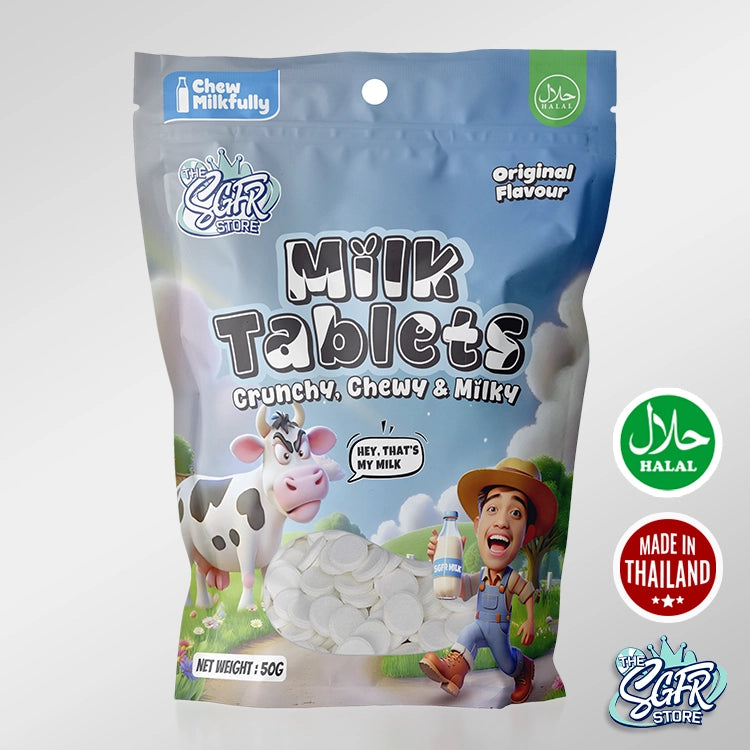 Luqmaan’s Vanilla Milk Tablets (50g)| The SGFR Store Official Product