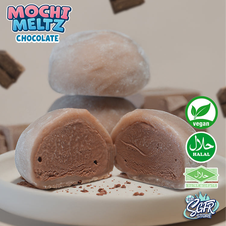 Mochi Meltz, Chocolate Mochi Ice Cream, Vegan
