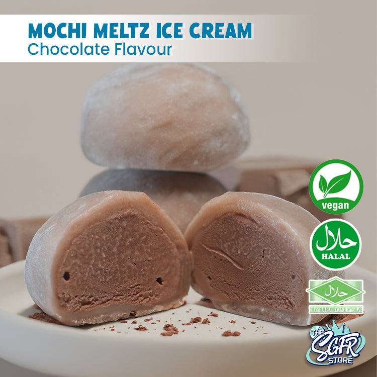 Mochi Meltz, Chocolate Mochi Ice Cream, Vegan