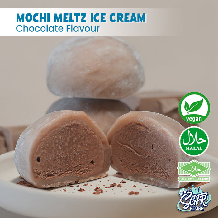 Mochi Meltz, Chocolate Mochi Ice Cream, Vegan