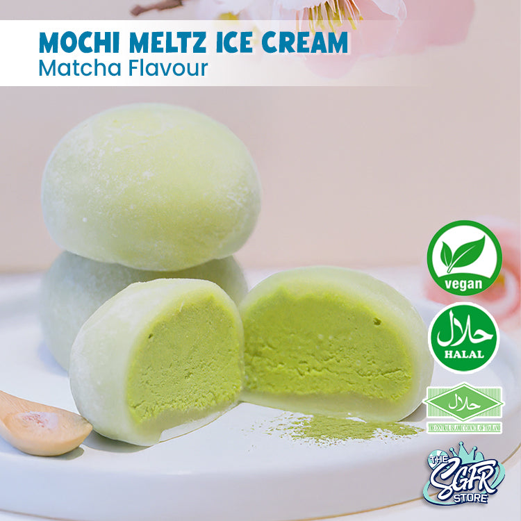 Mochi Meltz, Matcha Mochi Ice Cream, Vegan