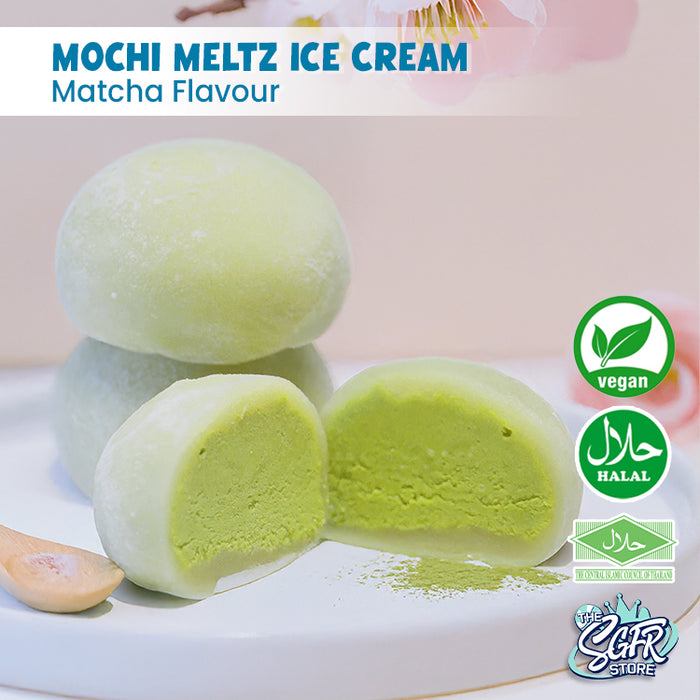 Mochi Meltz, Matcha Mochi Ice Cream, Vegan