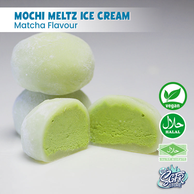 Mochi Meltz, Matcha Mochi Ice Cream, Vegan
