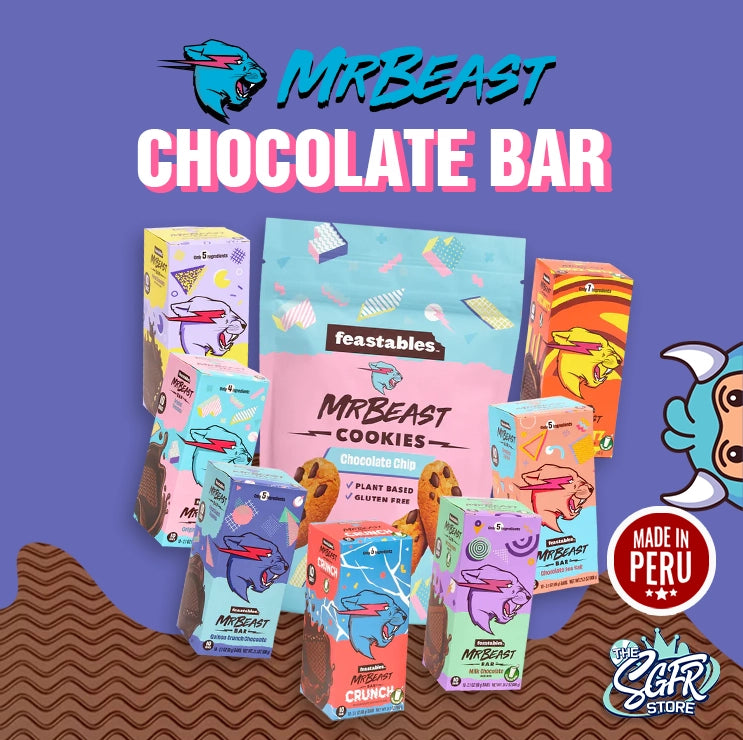 Feastables, Mr Beast Chocolate Bars | Made in Peru (60g)