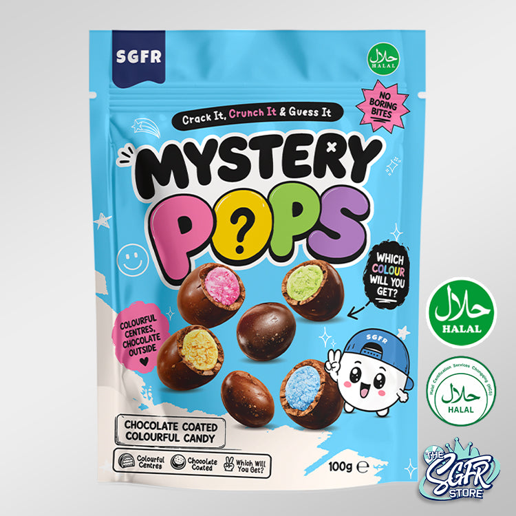 SGFR Mystery Pops Chocolate, 100g Halal