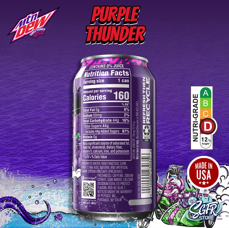 Mountain Dew Purple Thunder (Berry Plum)