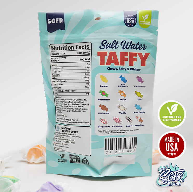 Salt Water Taffy Mix Flavours (100g)