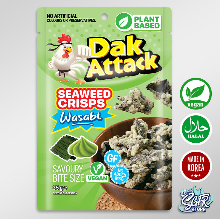 Korean Seaweed Crisps Wasabi (No MSG)