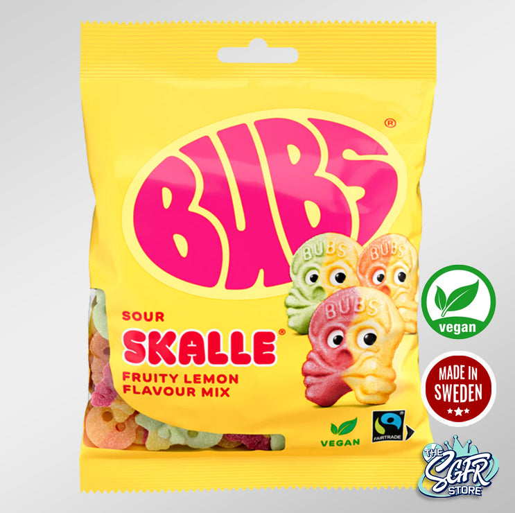 BUBS Sour Skalle Fruity Lemon