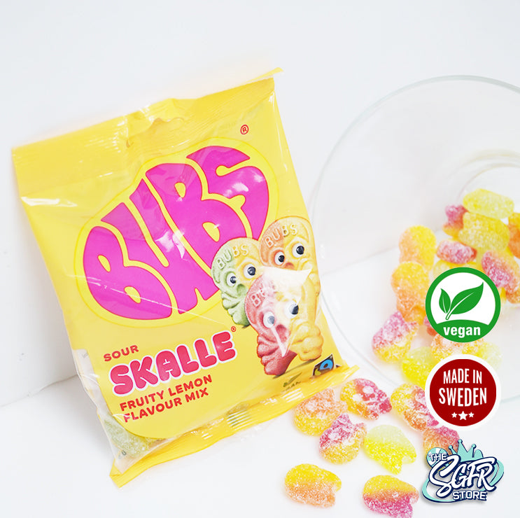 BUBS Sour Skalle Fruity Lemon