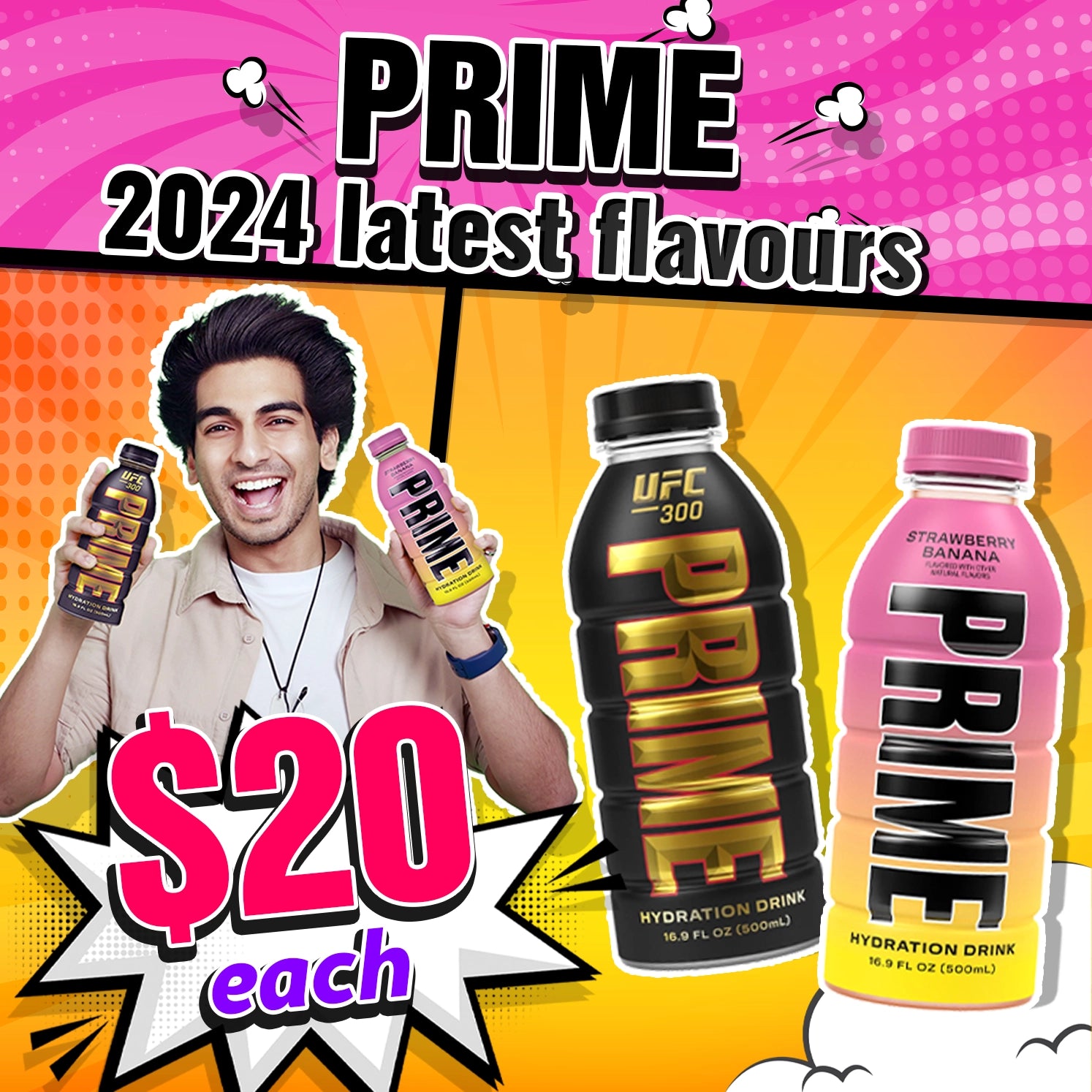 * Prime Hydration (2024 New Flavours)
