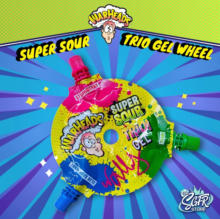 Warheads Super Sour Trio Gel Wheel (51g)