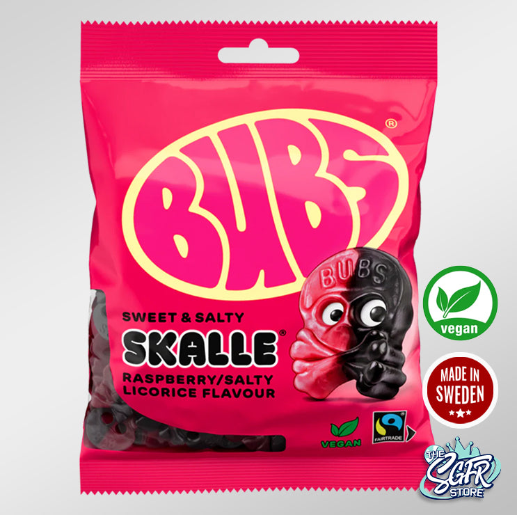 BUBS Skull Raspberry Licorice