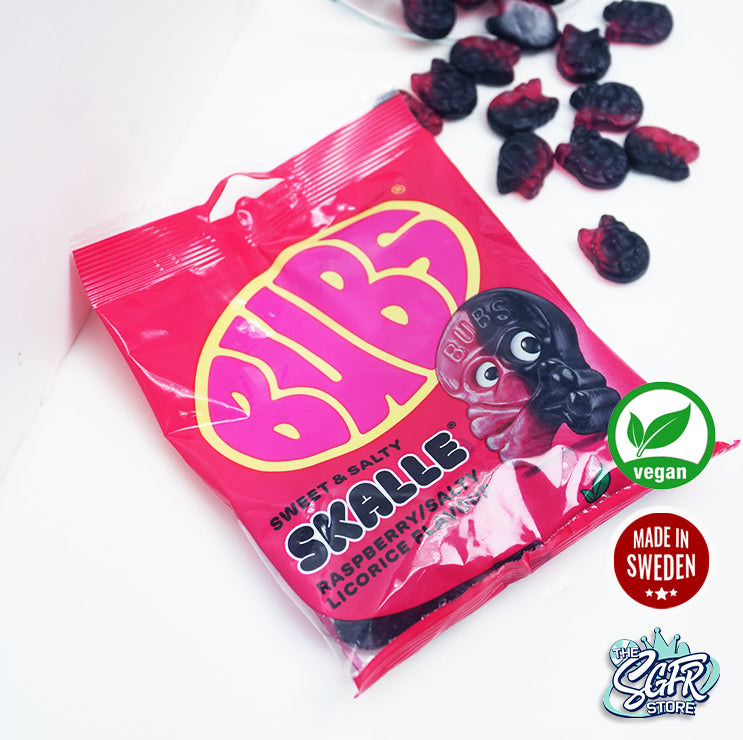 BUBS Skull Raspberry Licorice