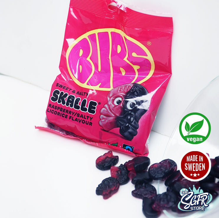 BUBS Skull Raspberry Licorice