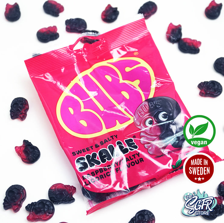BUBS Skull Raspberry Licorice