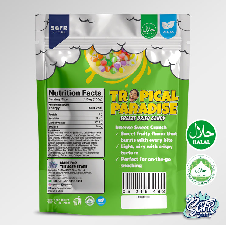 Freeze Dried Tropical Paradise by Aliya (Halal)