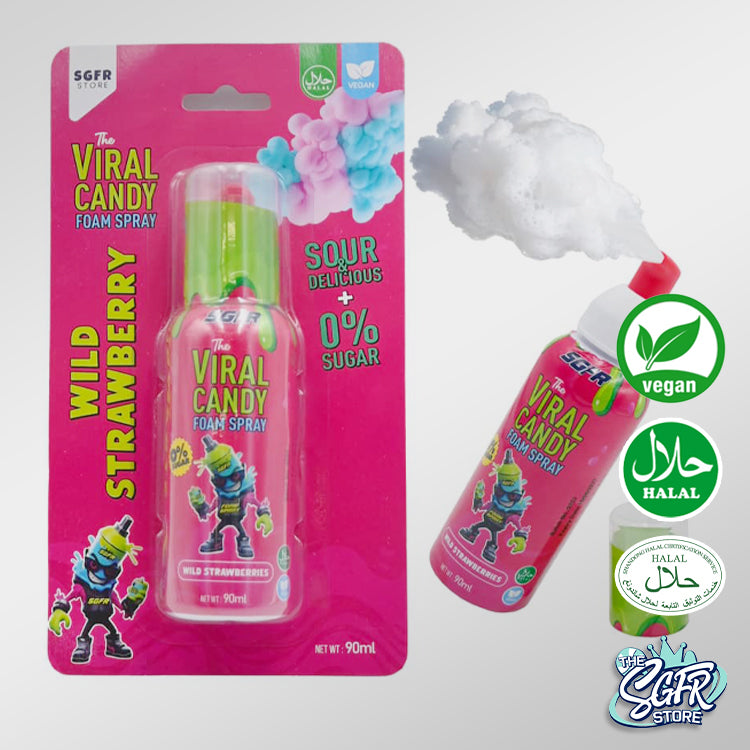 The Viral Foam Spray, Wild Strawberries (90g)