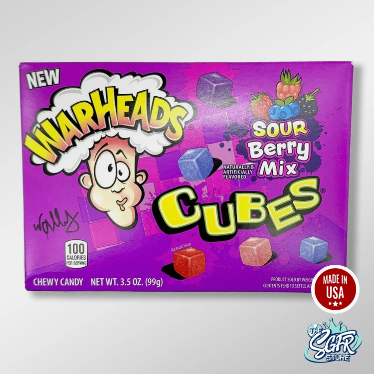 Warheads Box - Sour Berry Mix Cubes
